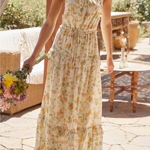 Lost and Wander Big Escape Floral Strappy Maxi Dress